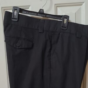 Lee Brand No Gap Waist Black Slacks 16 SHORT